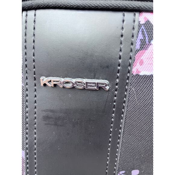 KROSER Rolling Laptop Bag Briefcase for 15.6" Heavy Duty Rose Pockets - Picture 2 of 7